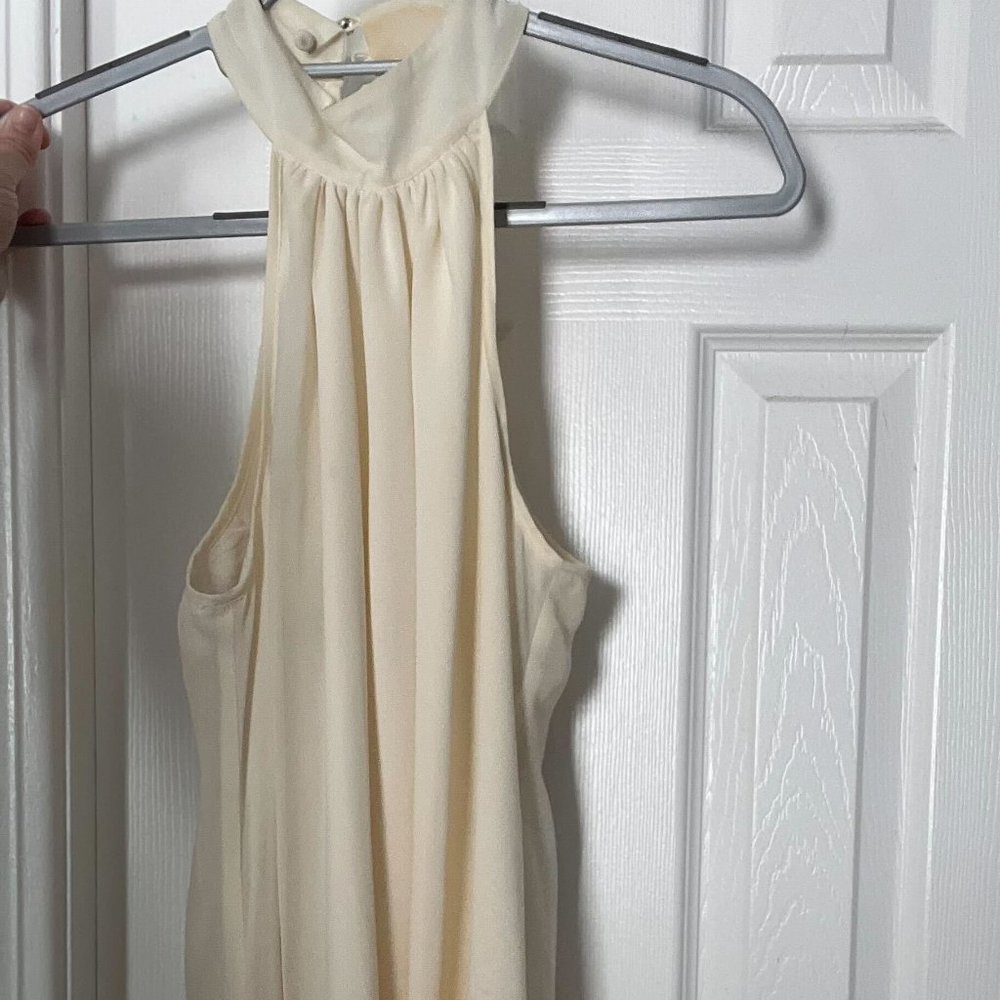 Kardashian Kollection Lace Trim Dress (cream) - Small